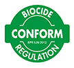 Logo biocide conform régulation